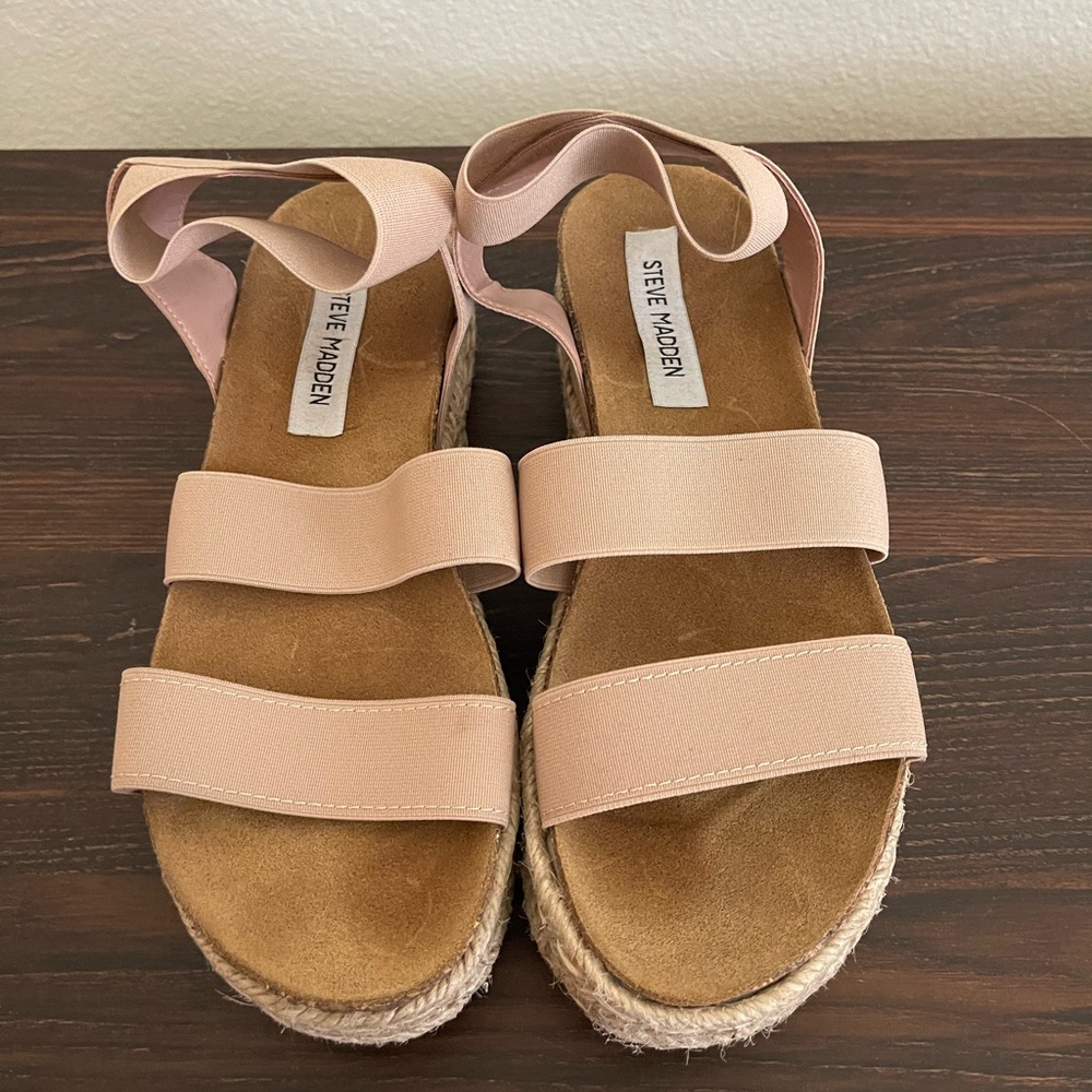 Steve madden espadrille sandals size 8